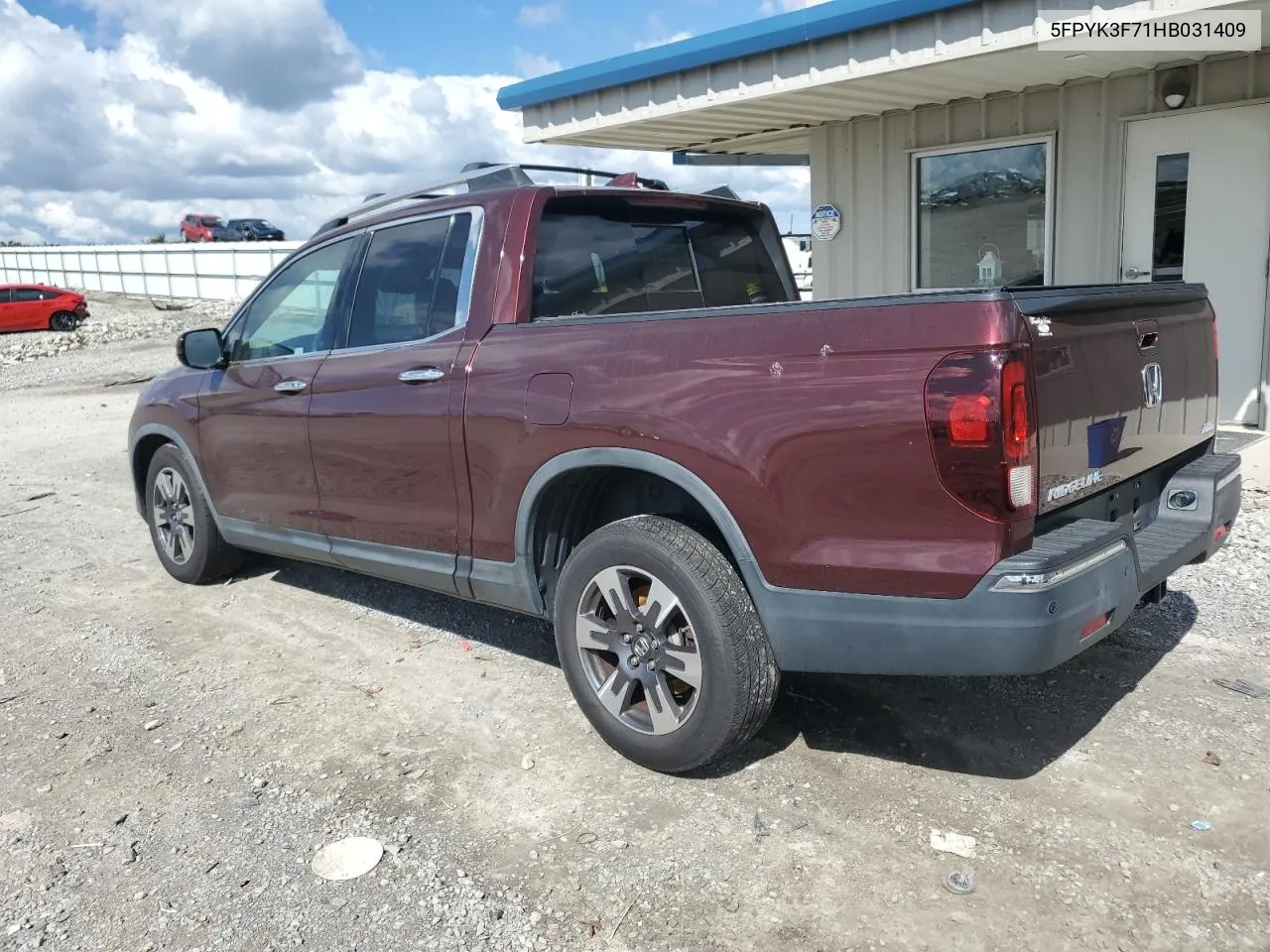 2017 Honda Ridgeline Rtl VIN: 5FPYK3F71HB031409 Lot: 73145854