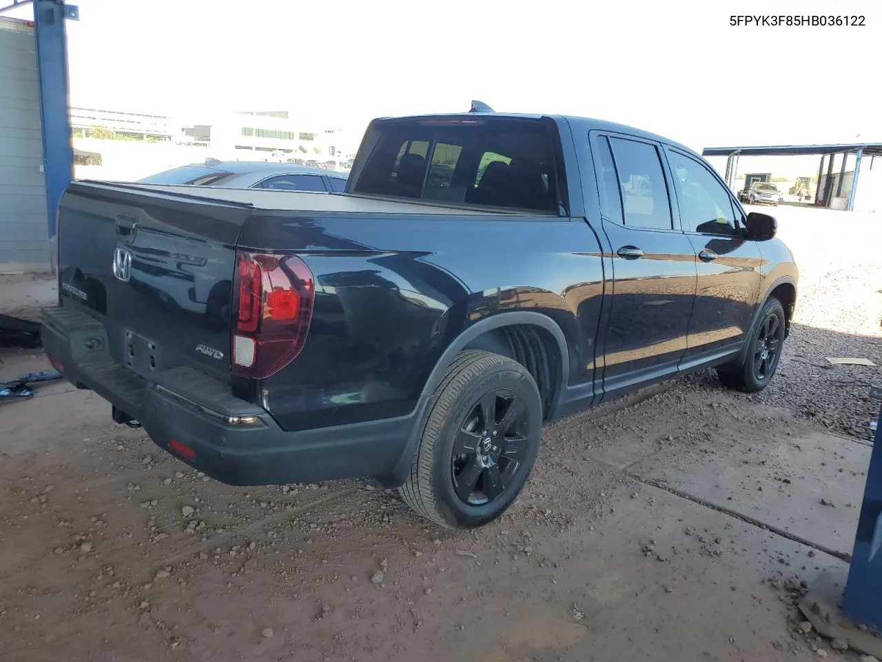 5FPYK3F85HB036122 2017 Honda Ridgeline Black Edition