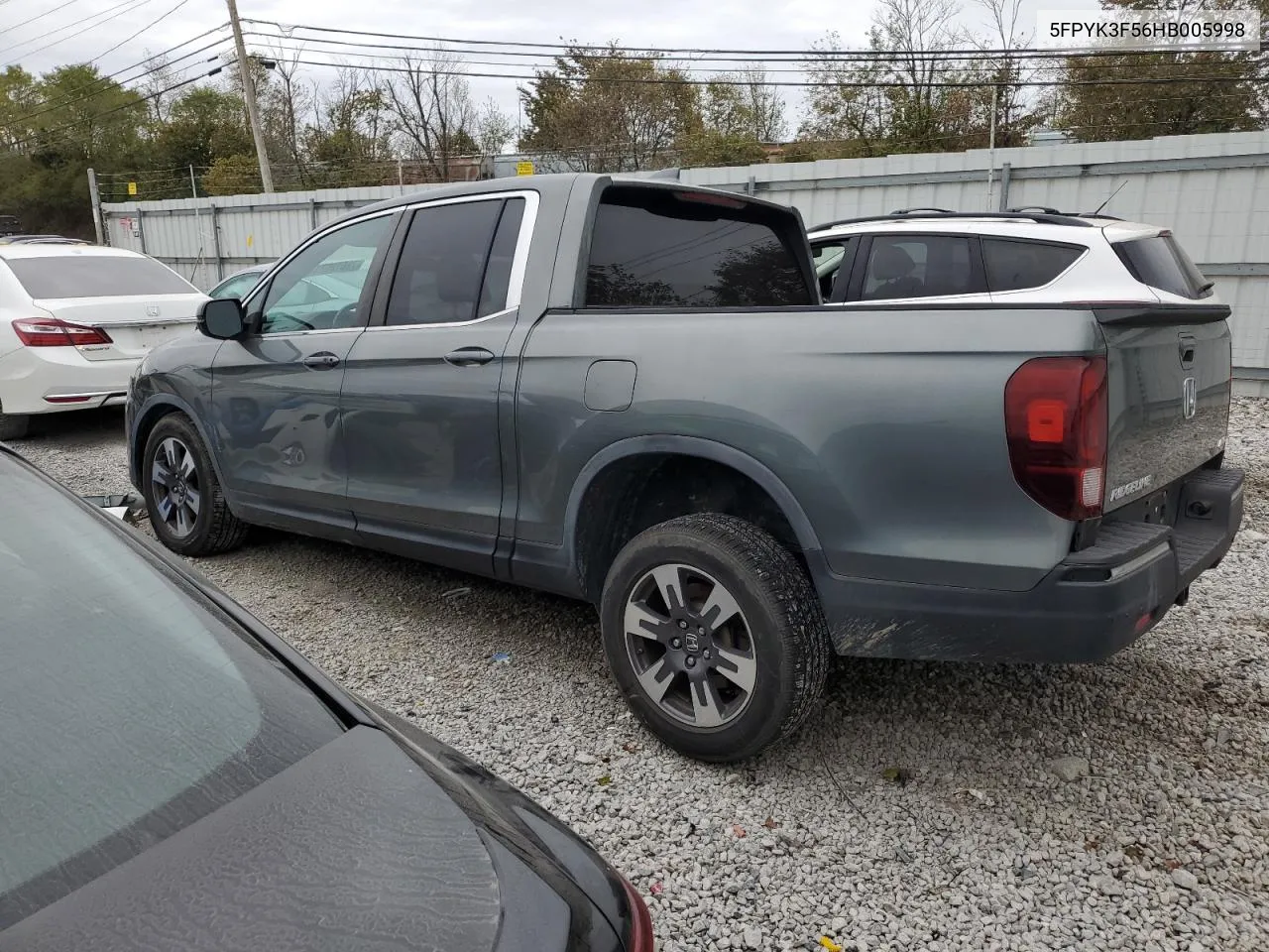 2017 Honda Ridgeline Rtl VIN: 5FPYK3F56HB005998 Lot: 73612674