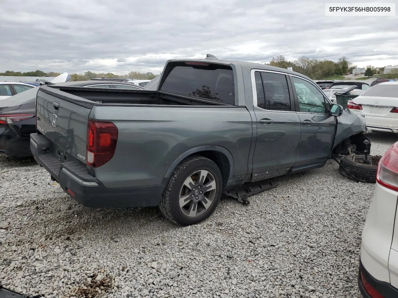 2017 Honda Ridgeline Rtl VIN: 5FPYK3F56HB005998 Lot: 73612674