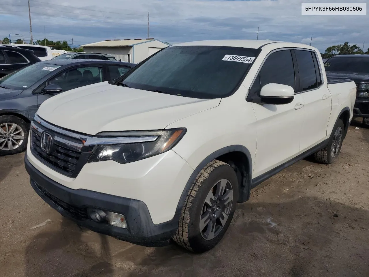 2017 Honda Ridgeline Rtl VIN: 5FPYK3F66HB030506 Lot: 73669554