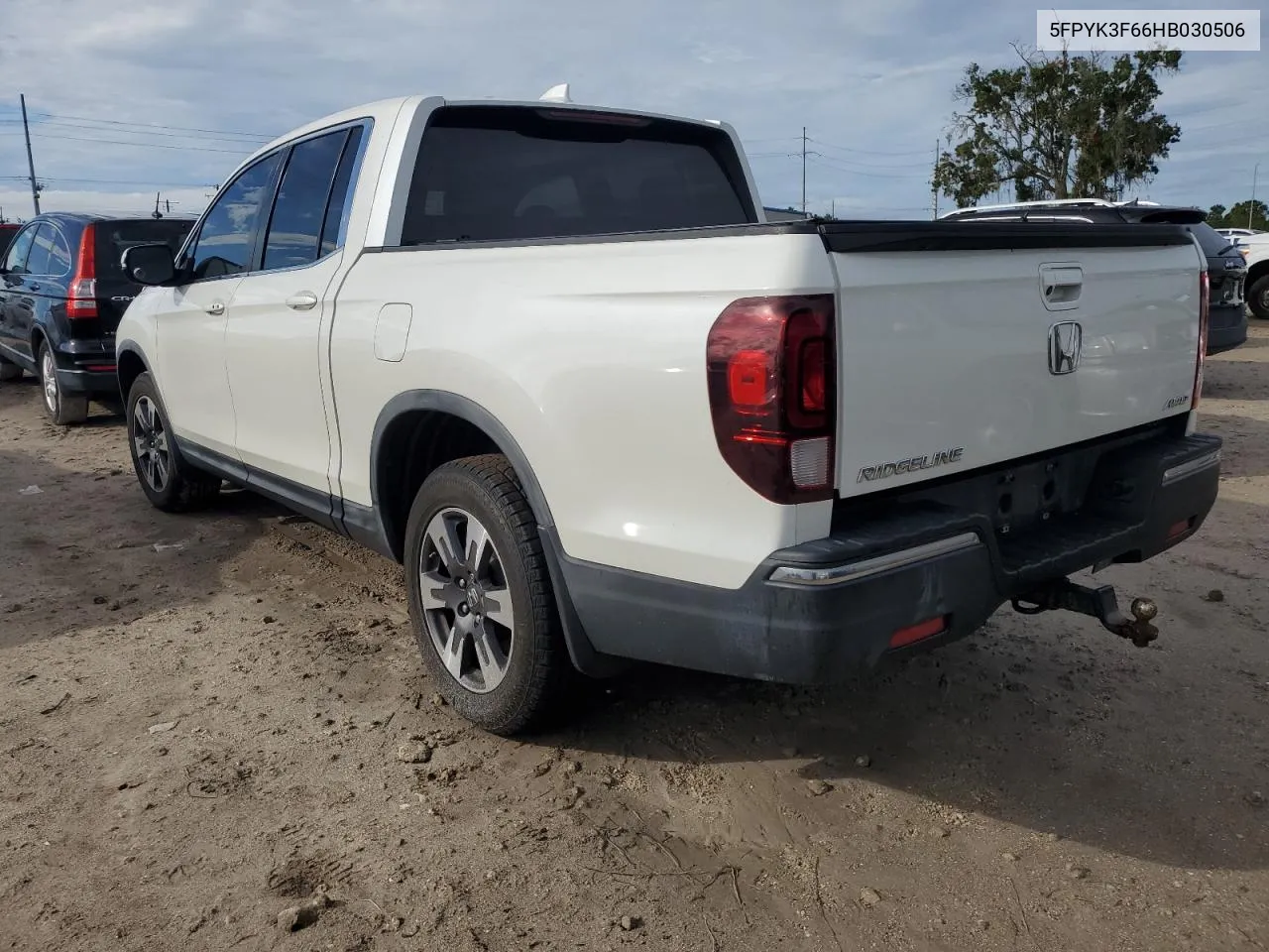 2017 Honda Ridgeline Rtl VIN: 5FPYK3F66HB030506 Lot: 73669554