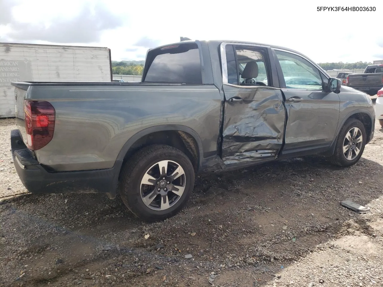 2017 Honda Ridgeline Rtl VIN: 5FPYK3F64HB003630 Lot: 73982124