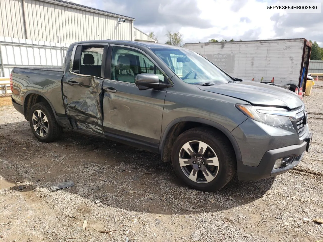 5FPYK3F64HB003630 2017 Honda Ridgeline Rtl