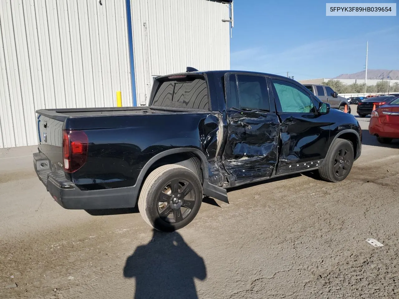 5FPYK3F89HB039654 2017 Honda Ridgeline Black Edition