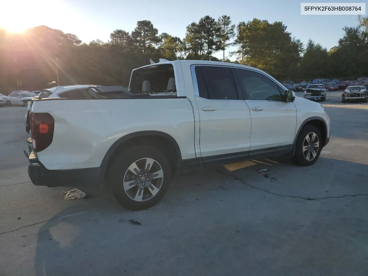 2017 Honda Ridgeline Rtl VIN: 5FPYK2F63HB008764 Lot: 75723944