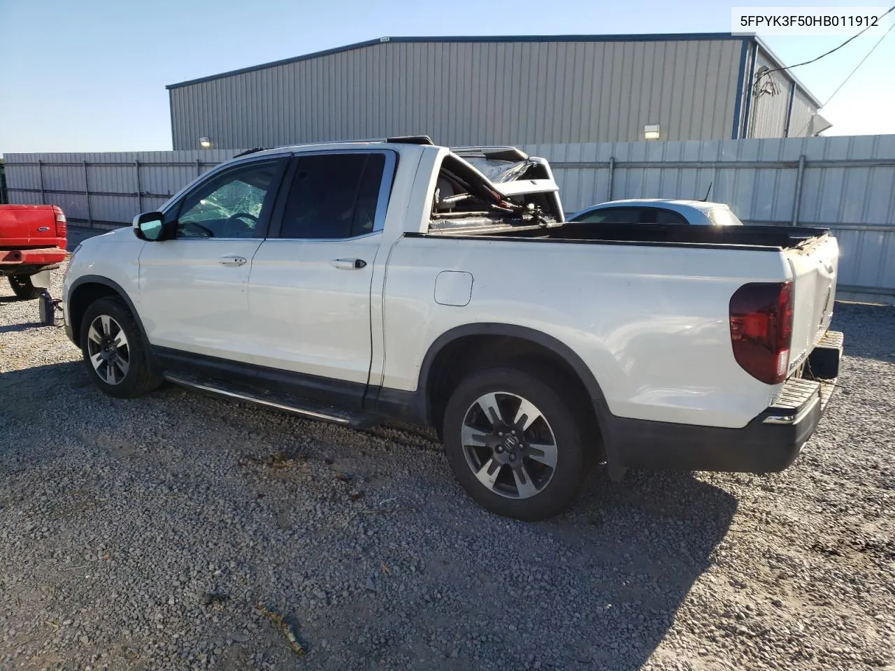 2017 Honda Ridgeline Rtl VIN: 5FPYK3F50HB011912 Lot: 76186534