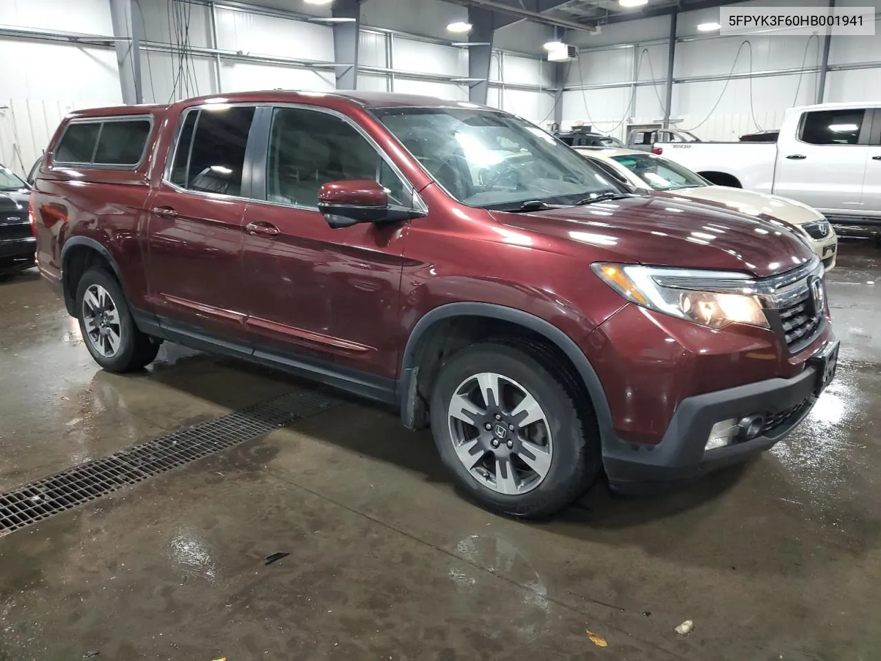 2017 Honda Ridgeline Rtl VIN: 5FPYK3F60HB001941 Lot: 76314044