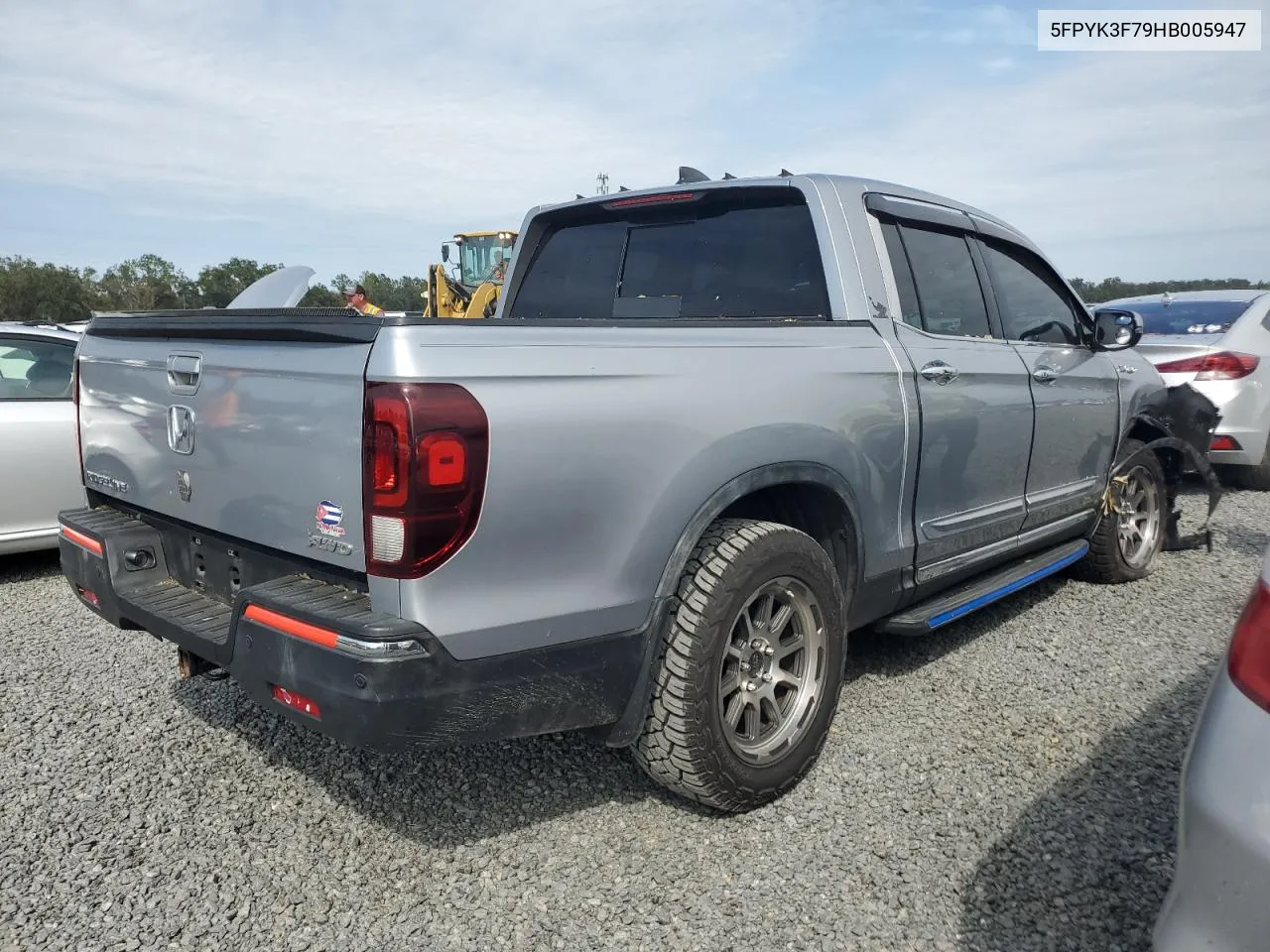 2017 Honda Ridgeline Rtl VIN: 5FPYK3F79HB005947 Lot: 76371734