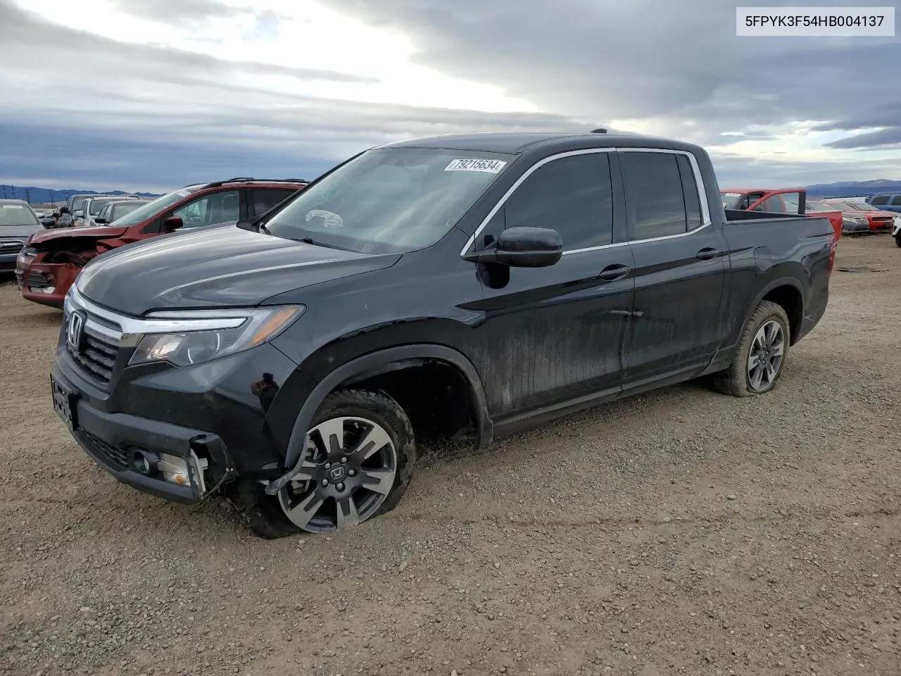 2017 Honda Ridgeline Rtl VIN: 5FPYK3F54HB004137 Lot: 79215634