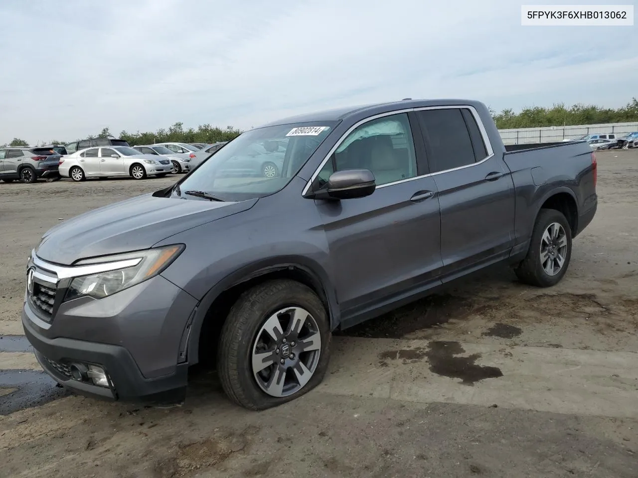 2017 Honda Ridgeline Rtl VIN: 5FPYK3F6XHB013062 Lot: 80902814