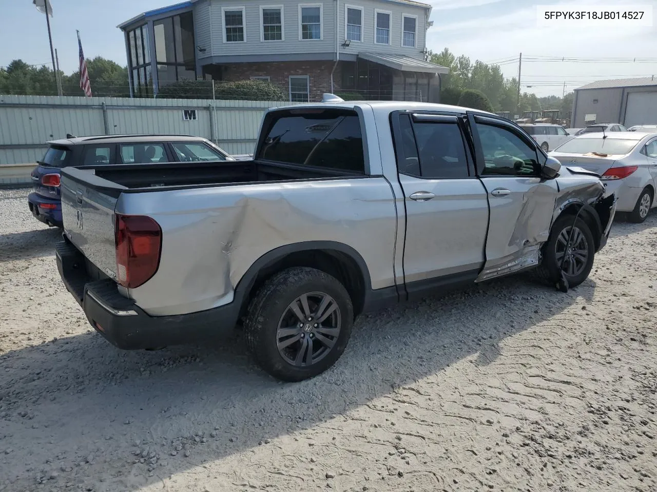 2018 Honda Ridgeline Sport VIN: 5FPYK3F18JB014527 Lot: 68227584