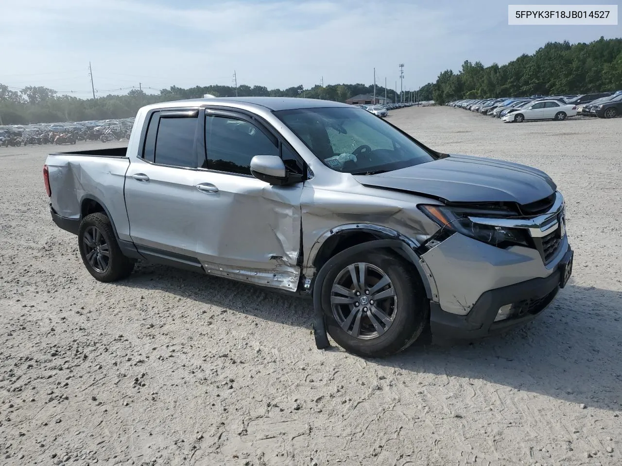 2018 Honda Ridgeline Sport VIN: 5FPYK3F18JB014527 Lot: 68227584