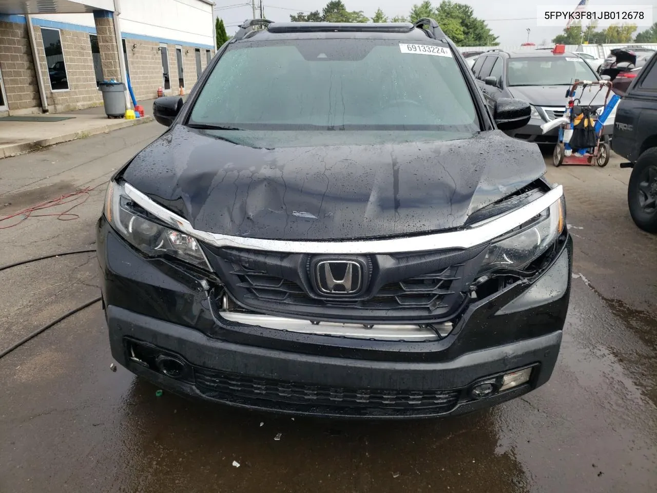 2018 Honda Ridgeline Black Edition VIN: 5FPYK3F81JB012678 Lot: 69133224