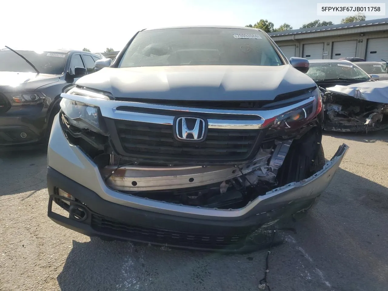 5FPYK3F67JB011758 2018 Honda Ridgeline Rtl