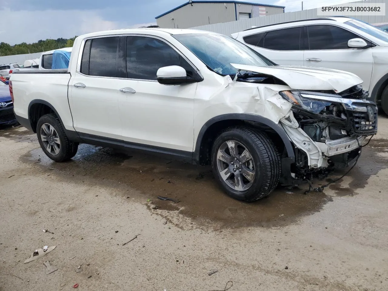 2018 Honda Ridgeline Rtl VIN: 5FPYK3F73JB003682 Lot: 70507384