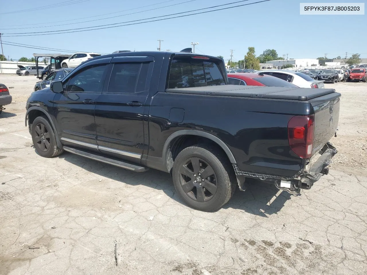 2018 Honda Ridgeline Black Edition VIN: 5FPYK3F87JB005203 Lot: 70779194