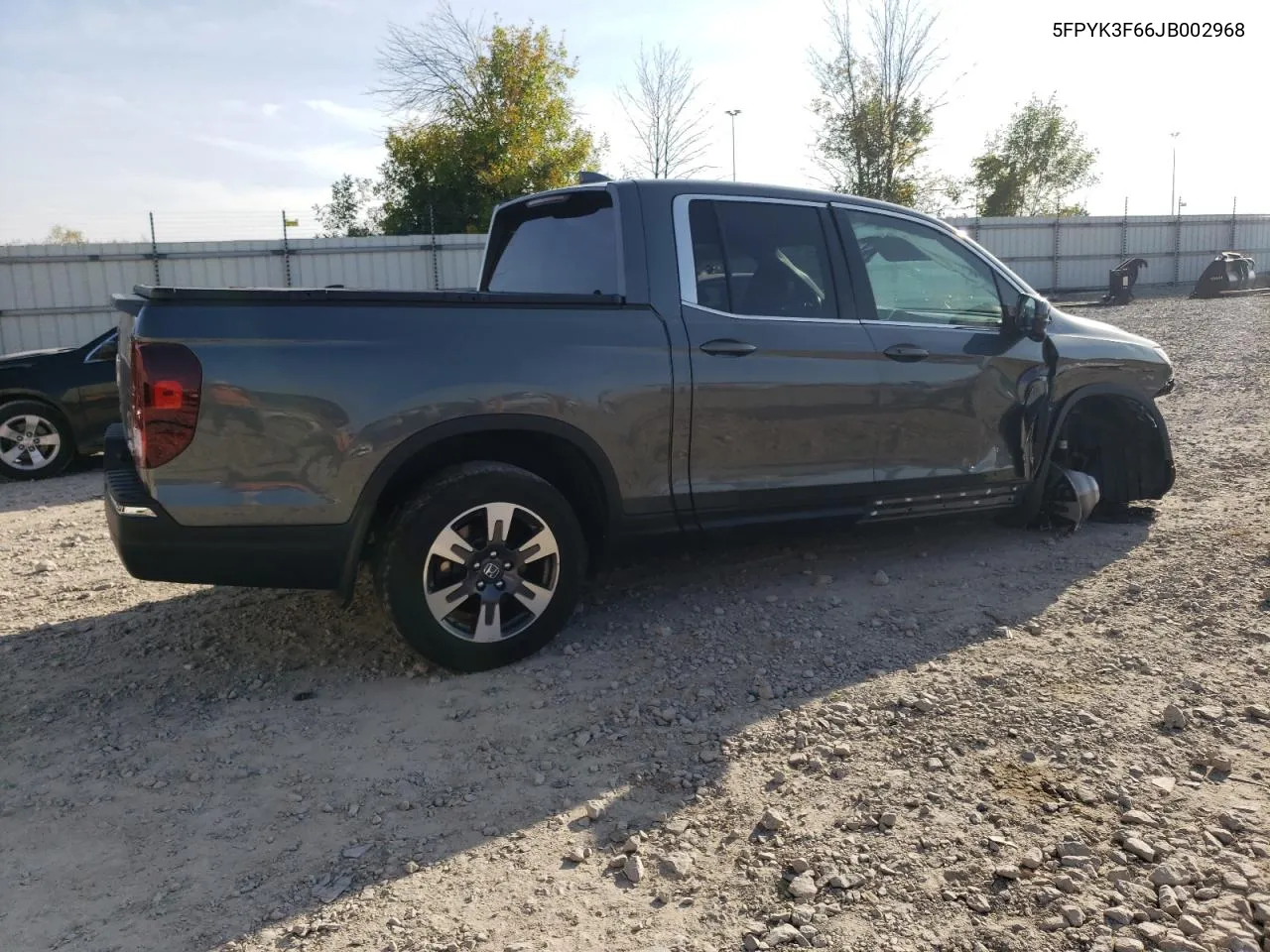 2018 Honda Ridgeline Rtl VIN: 5FPYK3F66JB002968 Lot: 72254634