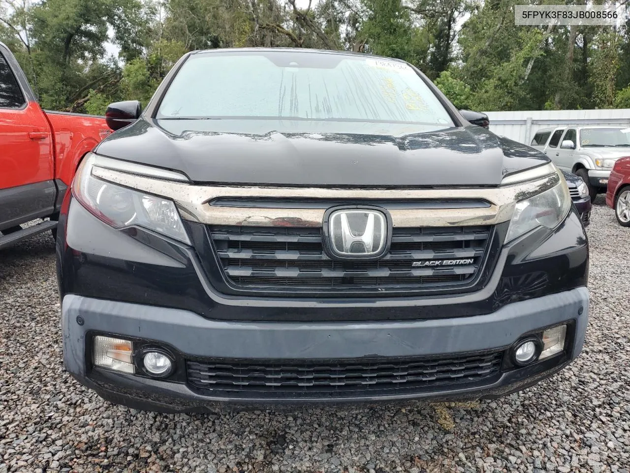 2018 Honda Ridgeline Black Edition VIN: 5FPYK3F83JB008566 Lot: 73847344