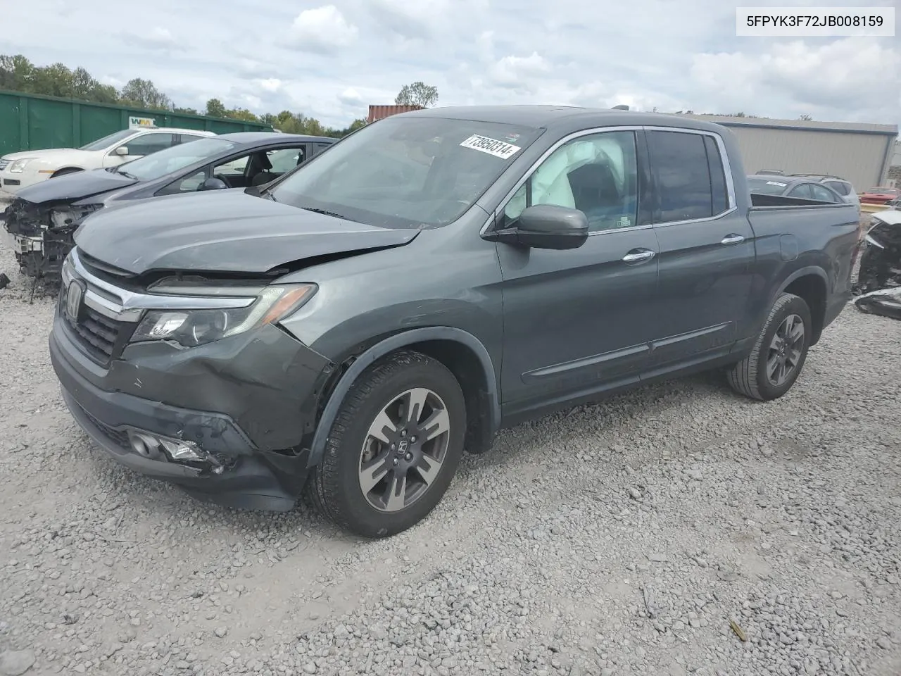 5FPYK3F72JB008159 2018 Honda Ridgeline Rtl