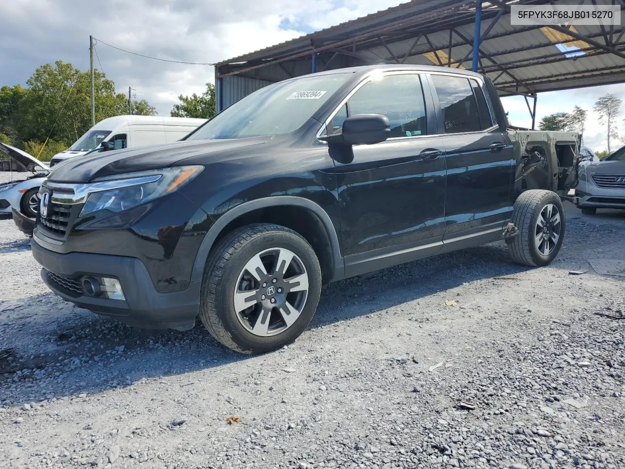 2018 Honda Ridgeline Rtl VIN: 5FPYK3F68JB015270 Lot: 73969394