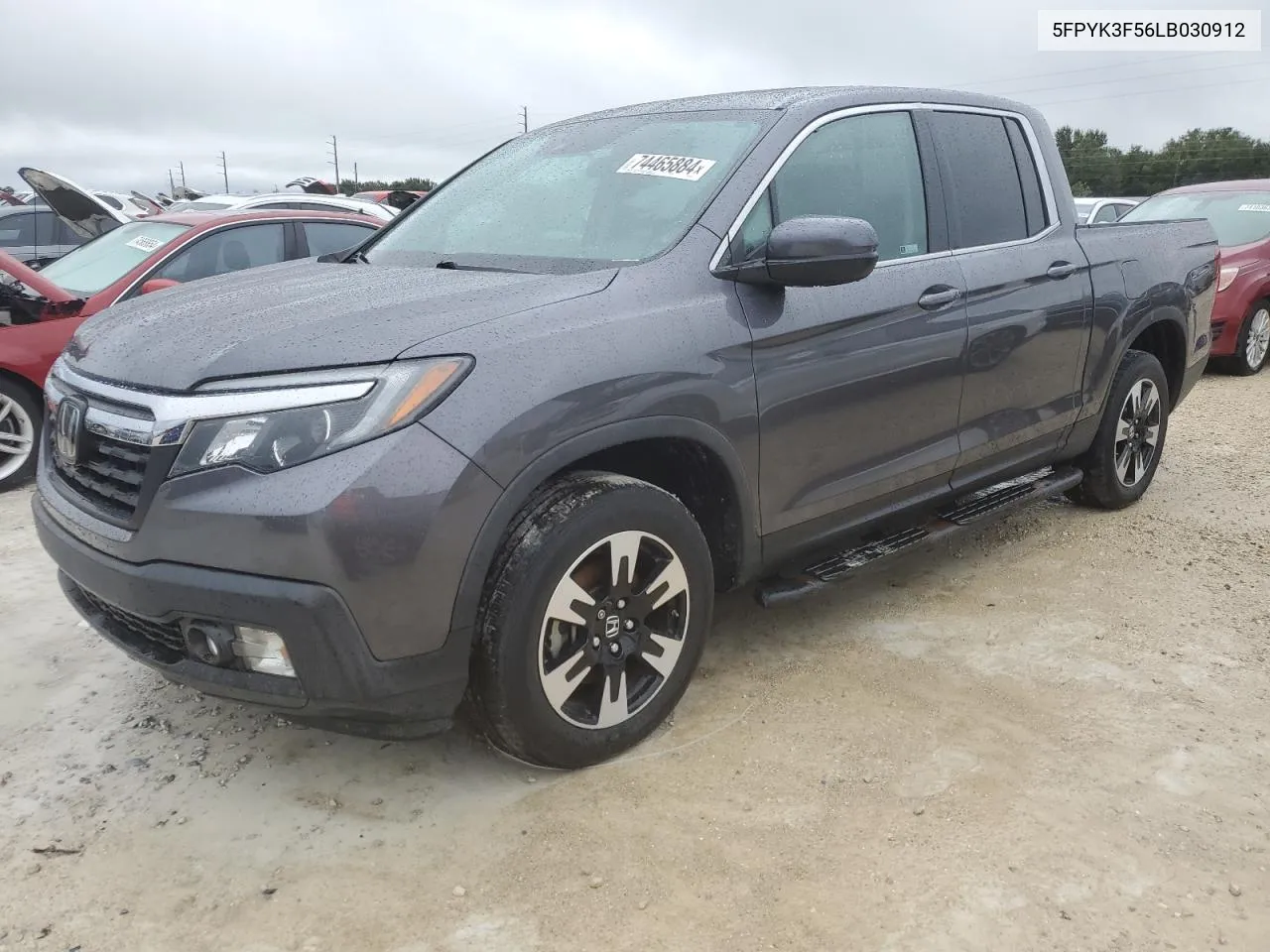 2018 Honda Ridgeline Rtl VIN: 5FPYK3F56LB030912 Lot: 74465884