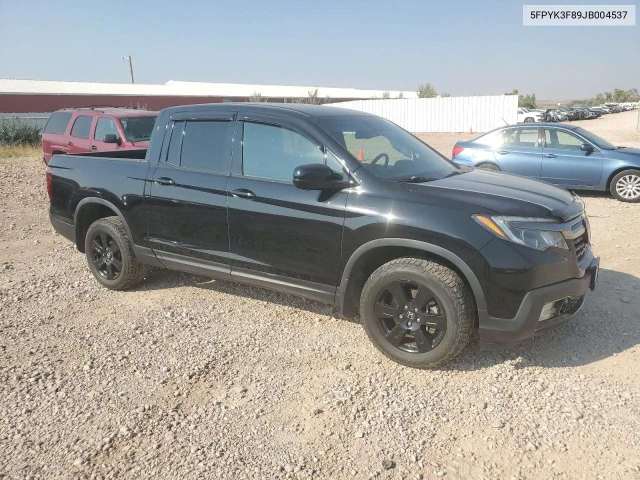 5FPYK3F89JB004537 2018 Honda Ridgeline Black Edition