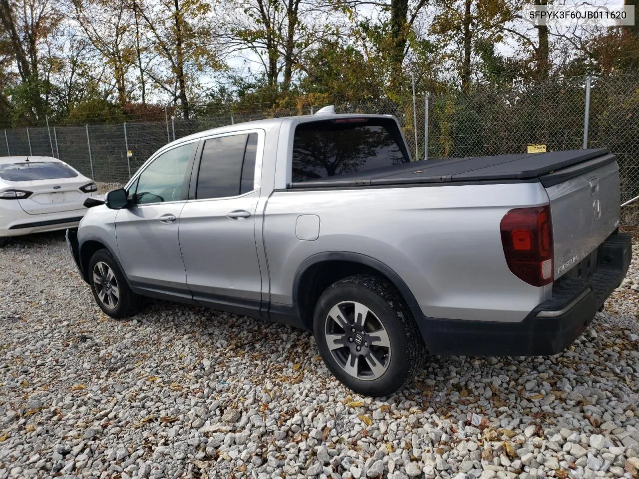 2018 Honda Ridgeline Rtl VIN: 5FPYK3F60JB011620 Lot: 77128654