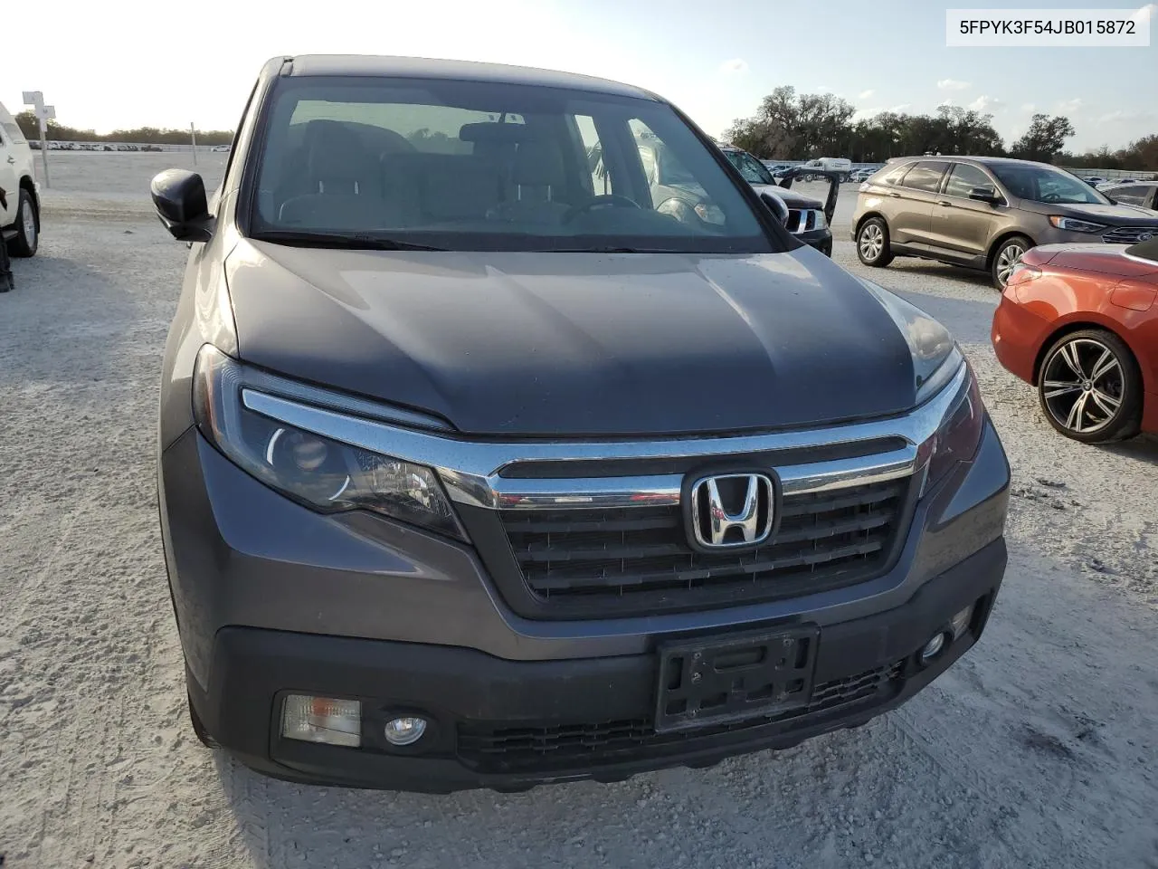 2018 Honda Ridgeline Rtl VIN: 5FPYK3F54JB015872 Lot: 77525614