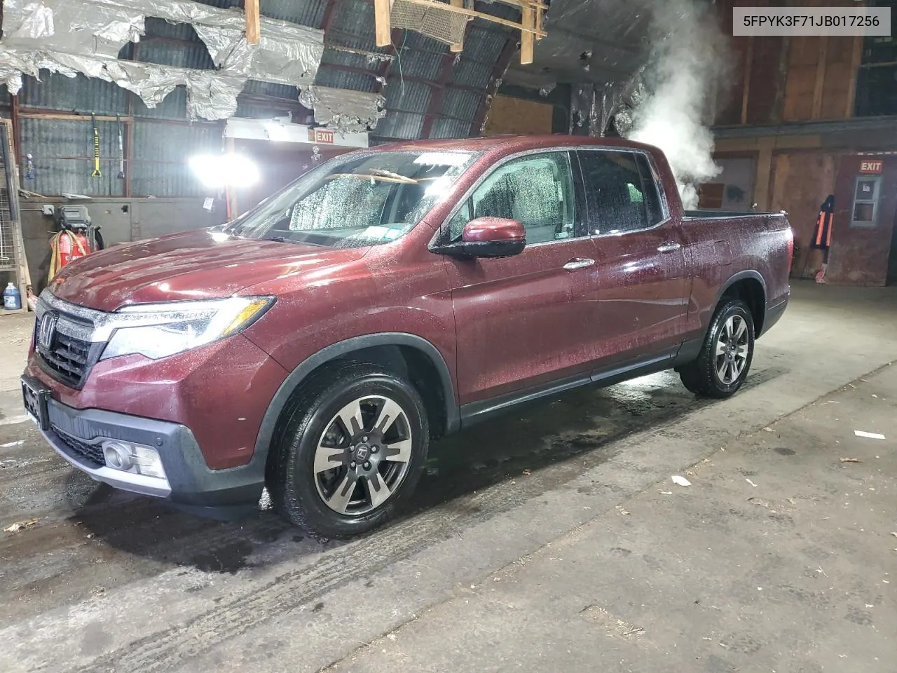 2018 Honda Ridgeline Rtl VIN: 5FPYK3F71JB017256 Lot: 81202274