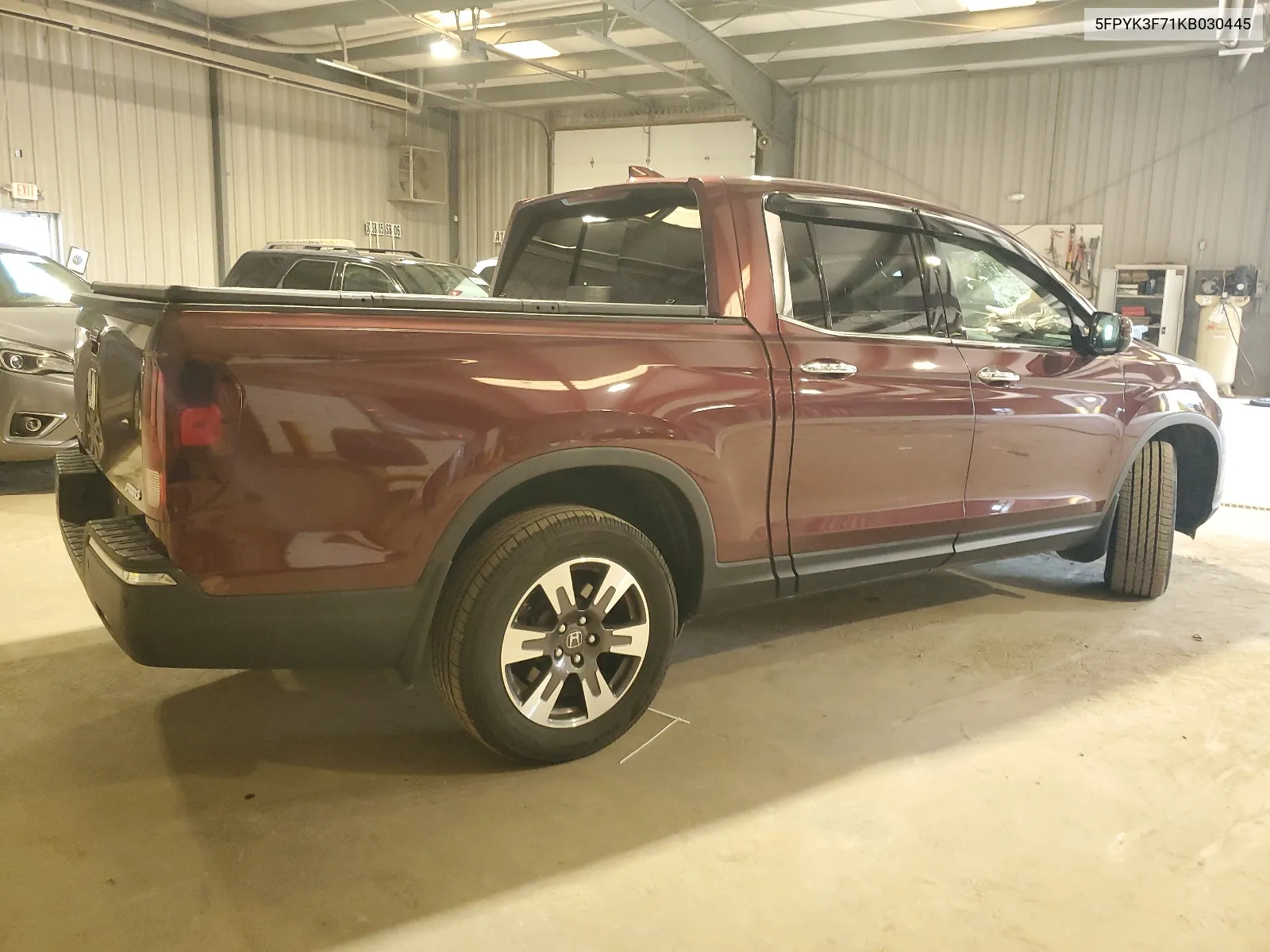 2019 Honda Ridgeline Rtl VIN: 5FPYK3F71KB030445 Lot: 60240424