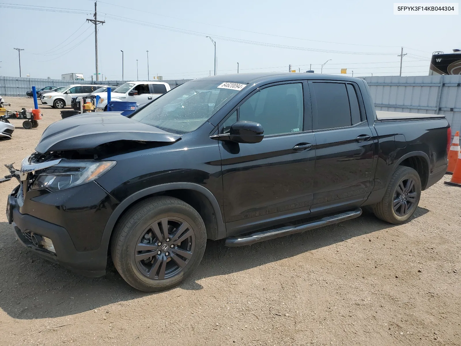 2019 Honda Ridgeline Sport VIN: 5FPYK3F14KB044304 Lot: 64620094