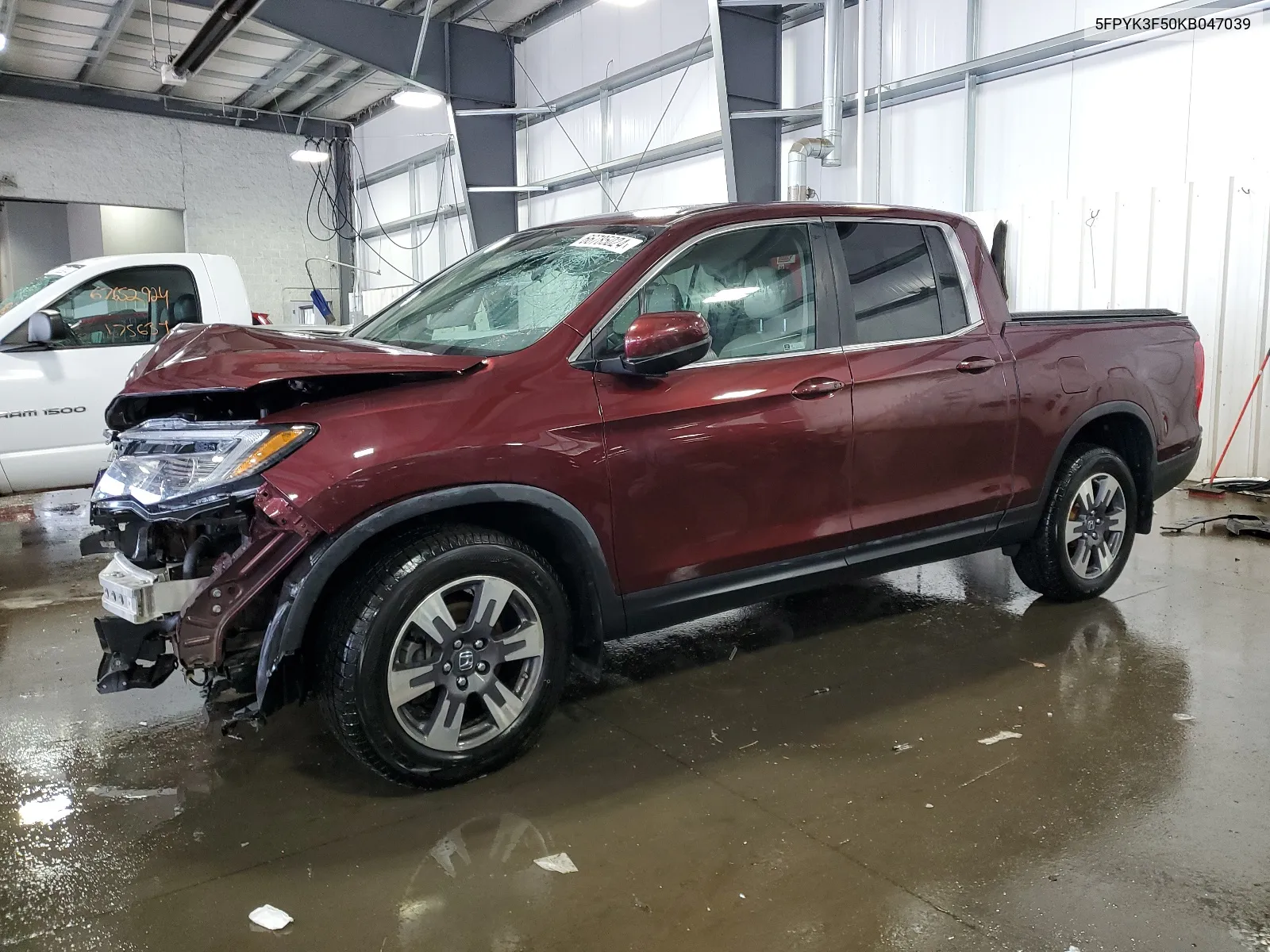 2019 Honda Ridgeline Rtl VIN: 5FPYK3F50KB047039 Lot: 66785024