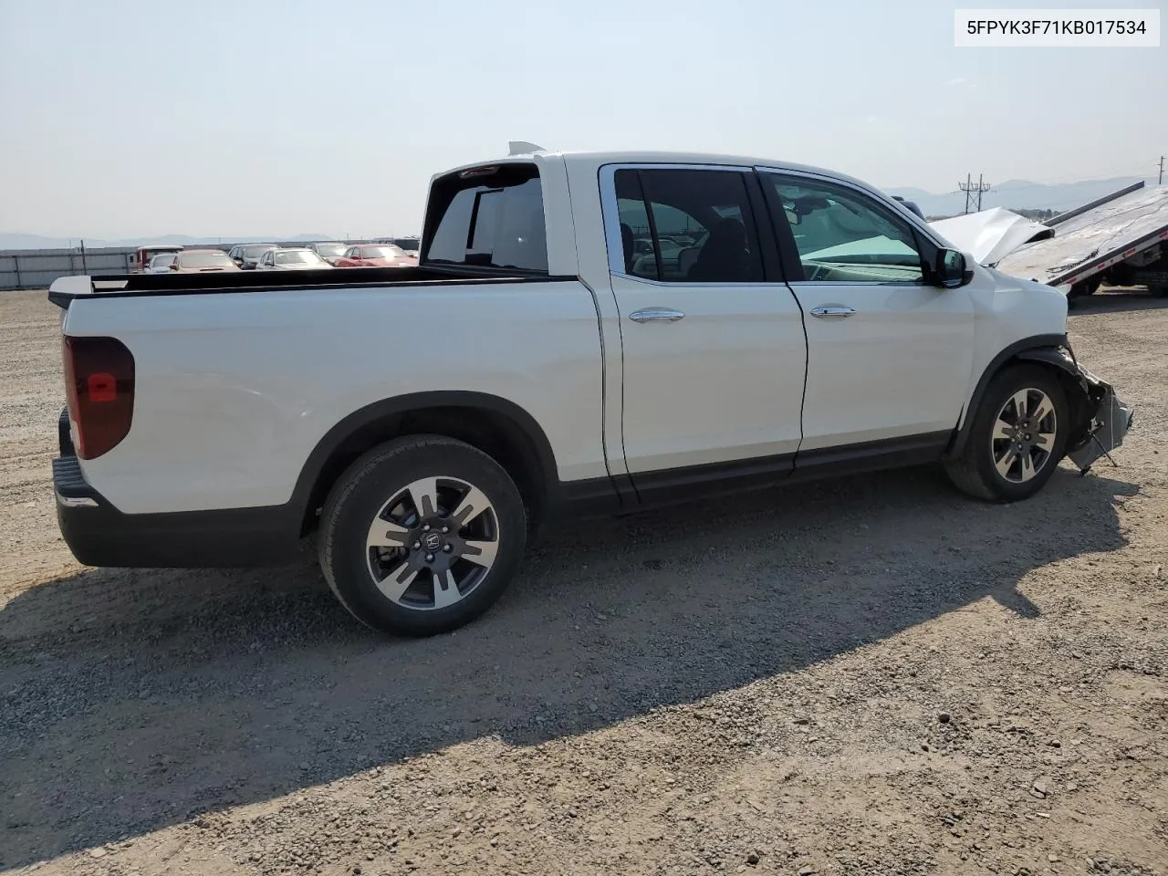 2019 Honda Ridgeline Rtl VIN: 5FPYK3F71KB017534 Lot: 67721074