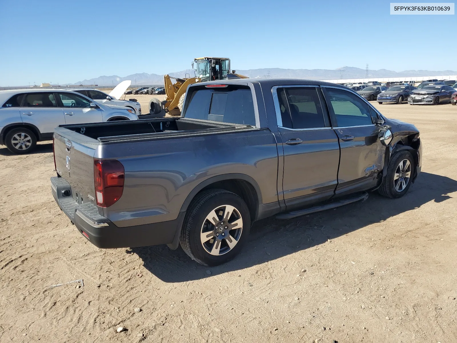 2019 Honda Ridgeline Rtl VIN: 5FPYK3F63KB010639 Lot: 67972074