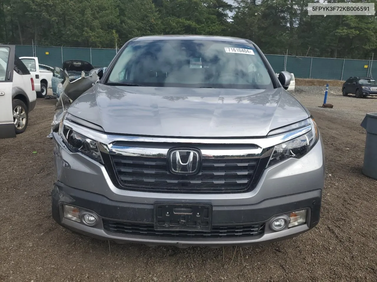 5FPYK3F72KB006591 2019 Honda Ridgeline Rtl