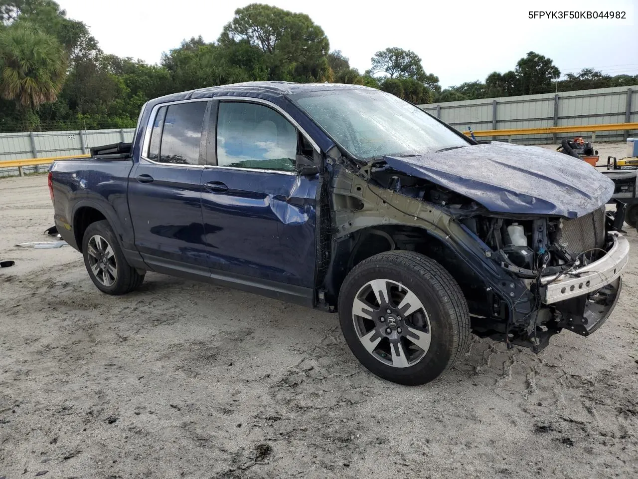 2019 Honda Ridgeline Rtl VIN: 5FPYK3F50KB044982 Lot: 71741284