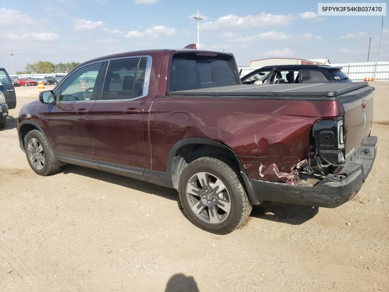 2019 Honda Ridgeline Rtl VIN: 5FPYK3F54KB037470 Lot: 71956884