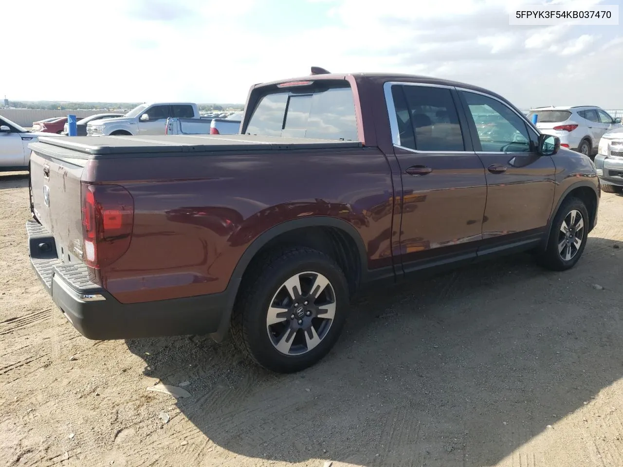 2019 Honda Ridgeline Rtl VIN: 5FPYK3F54KB037470 Lot: 71956884