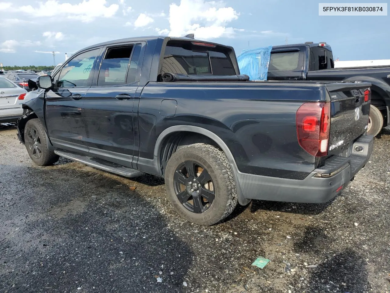 2019 Honda Ridgeline Black Edition VIN: 5FPYK3F81KB030874 Lot: 72287674