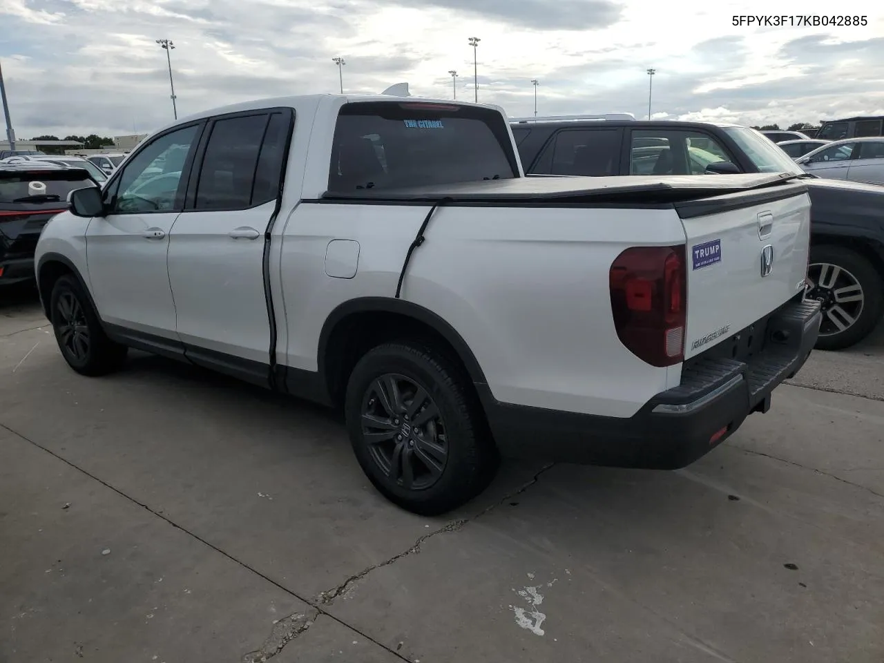 2019 Honda Ridgeline Sport VIN: 5FPYK3F17KB042885 Lot: 74381244