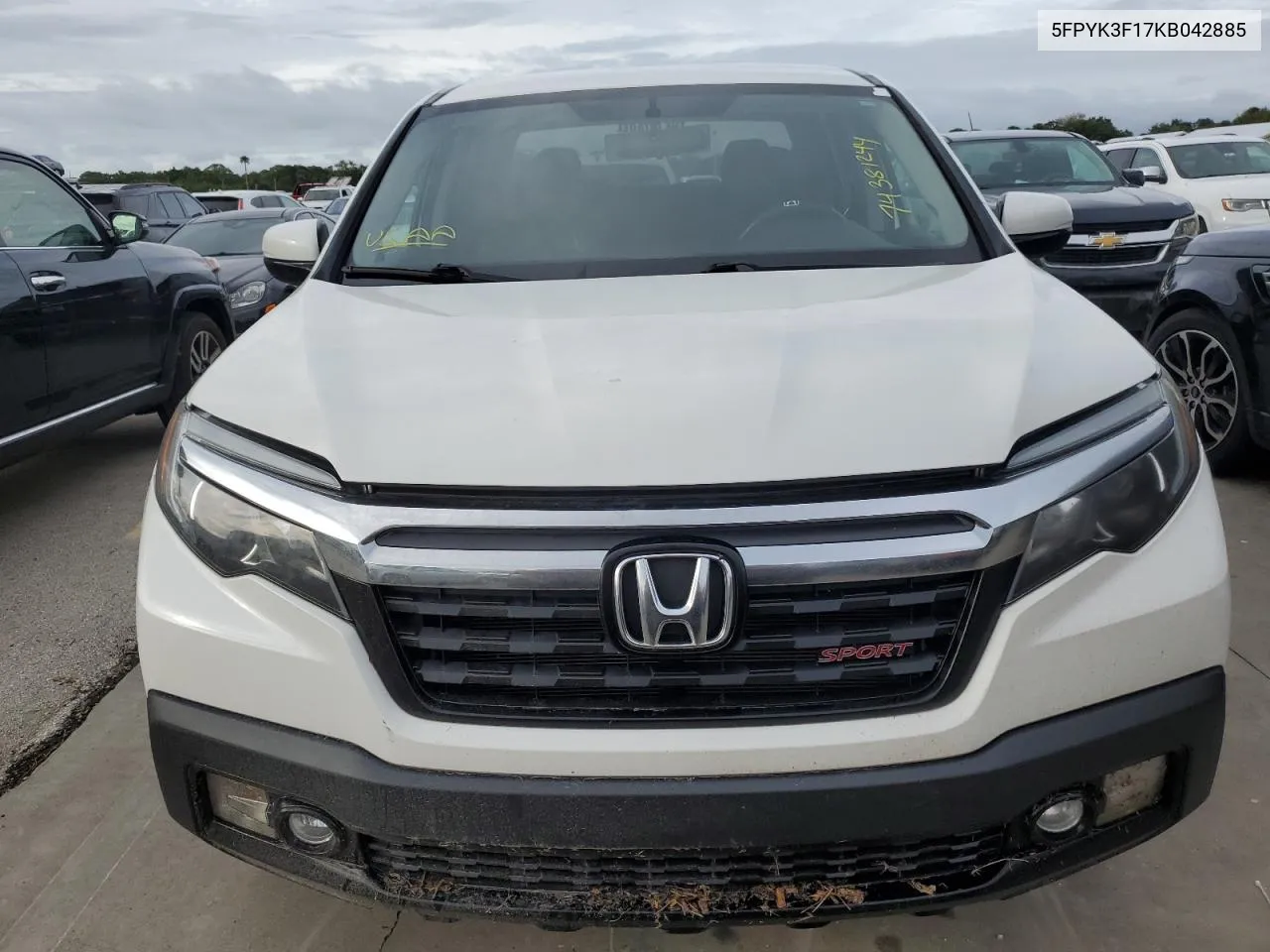 2019 Honda Ridgeline Sport VIN: 5FPYK3F17KB042885 Lot: 74381244