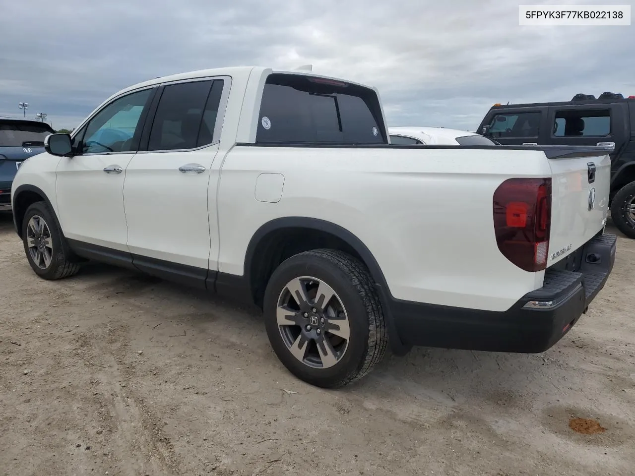 2019 Honda Ridgeline Rtl VIN: 5FPYK3F77KB022138 Lot: 75171494