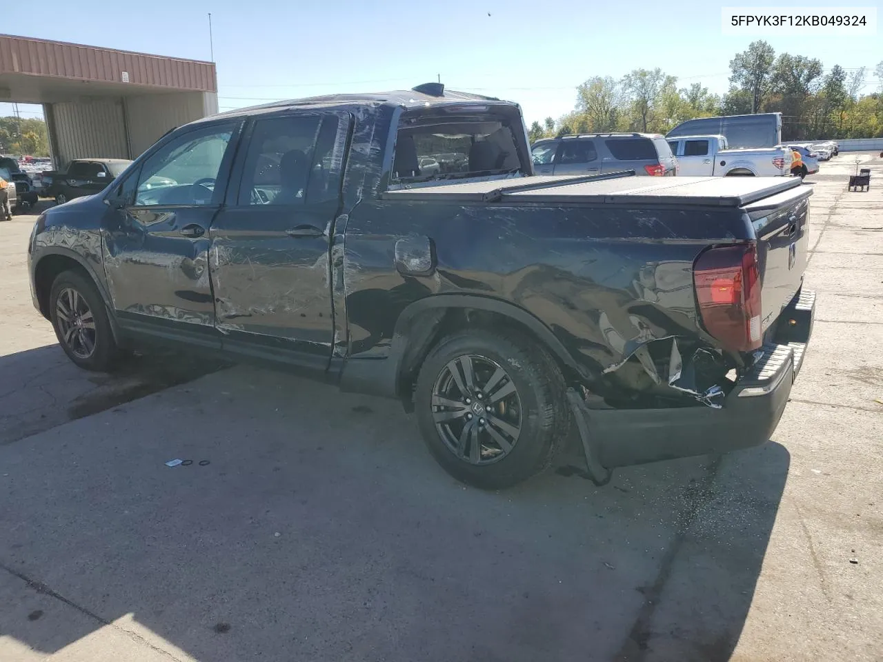 2019 Honda Ridgeline Sport VIN: 5FPYK3F12KB049324 Lot: 75635104