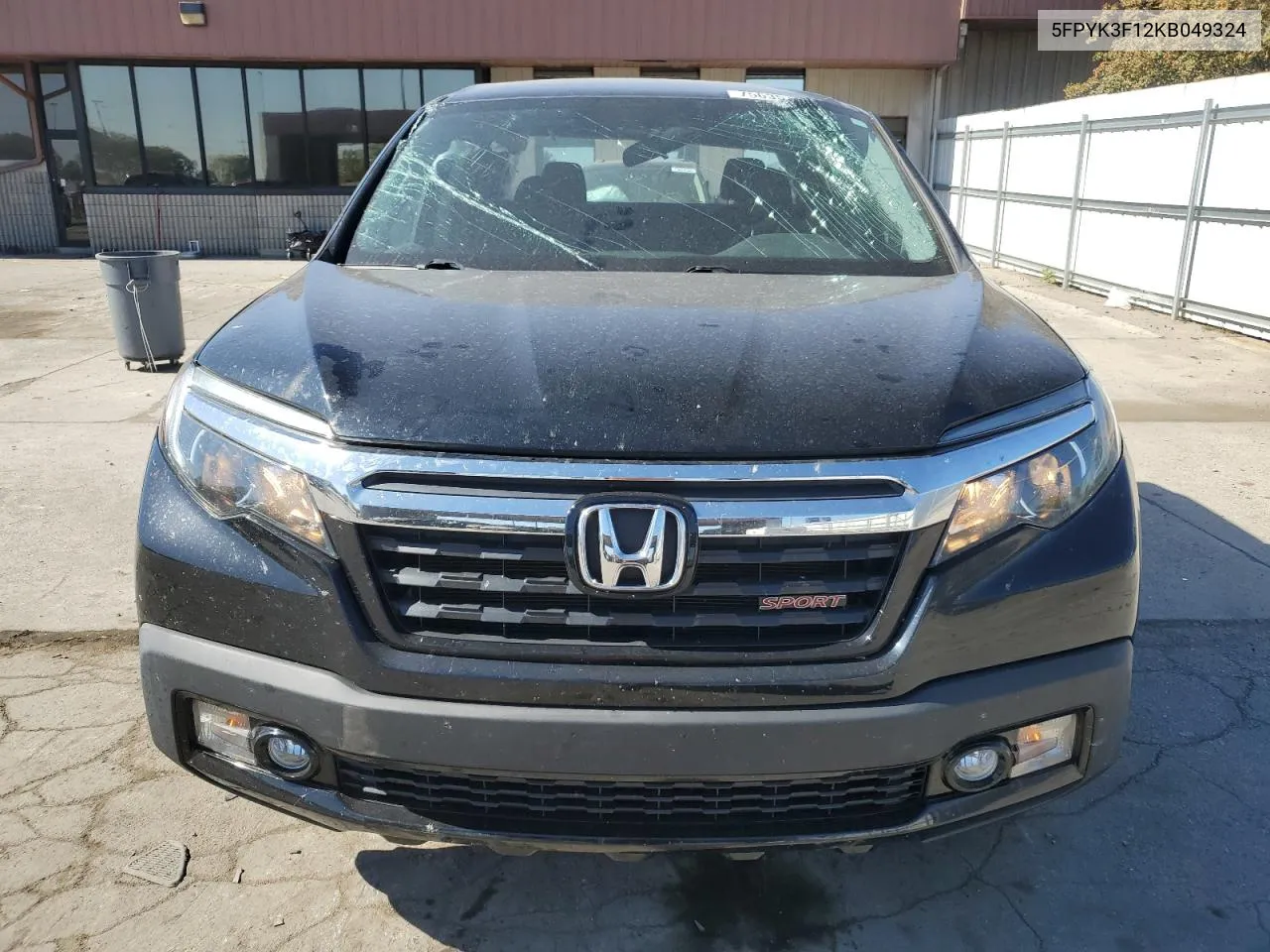 2019 Honda Ridgeline Sport VIN: 5FPYK3F12KB049324 Lot: 75635104