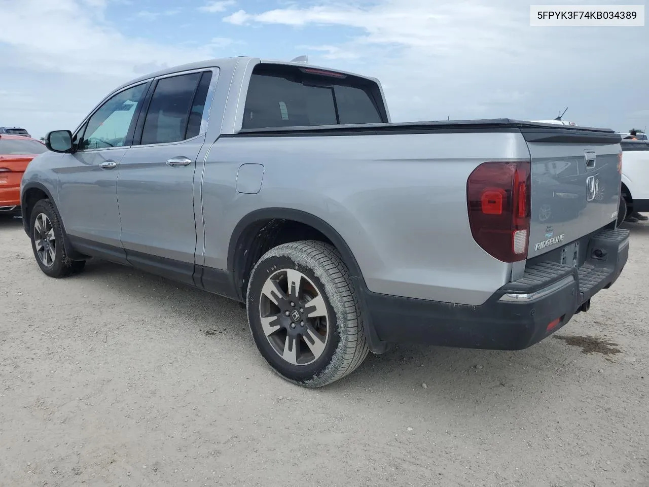 2019 Honda Ridgeline Rtl VIN: 5FPYK3F74KB034389 Lot: 76042384