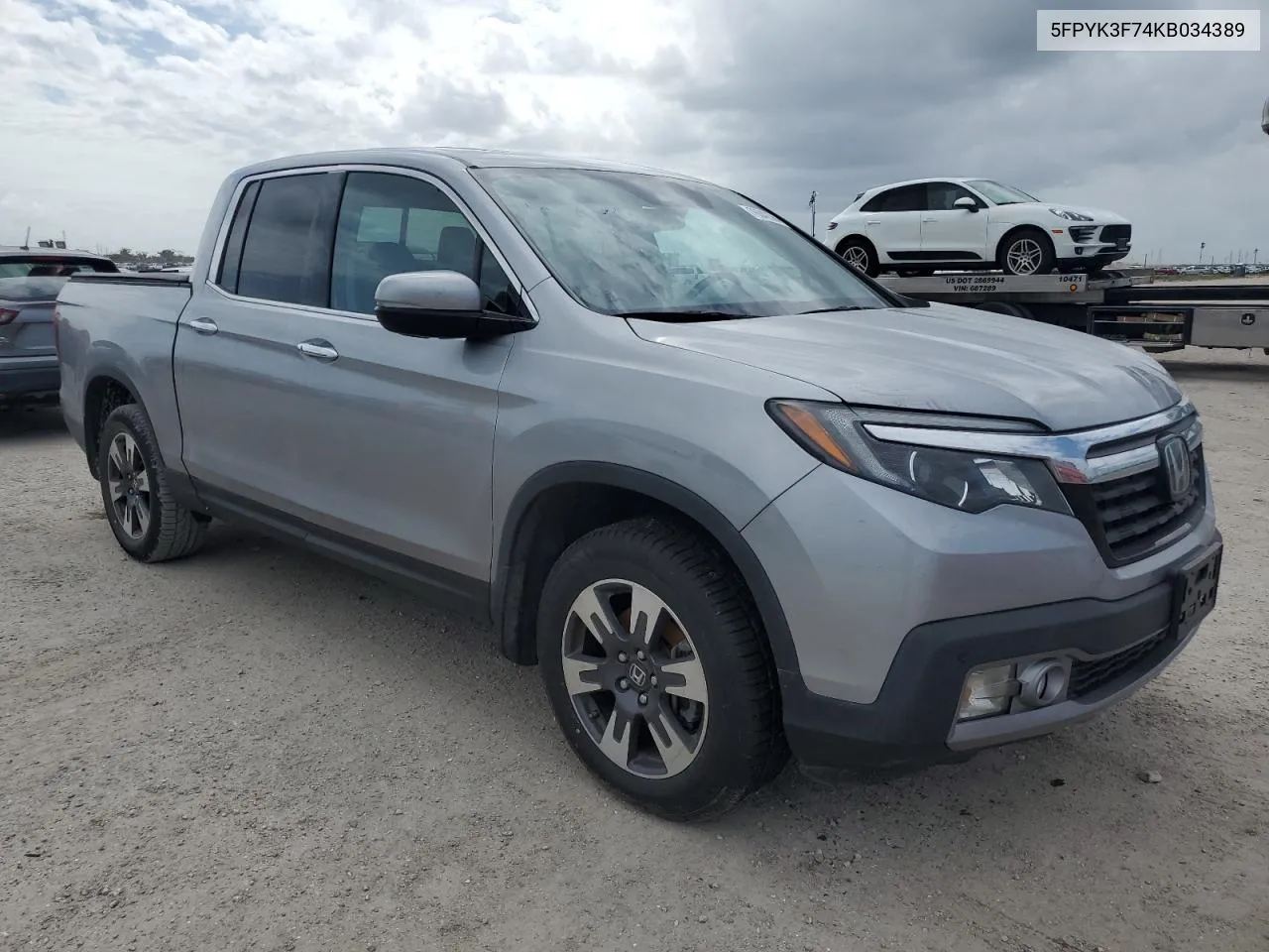 2019 Honda Ridgeline Rtl VIN: 5FPYK3F74KB034389 Lot: 76042384