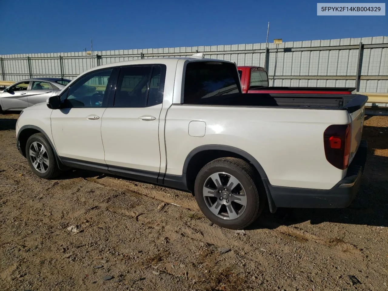 2019 Honda Ridgeline Sport VIN: 5FPYK2F14KB004329 Lot: 76247454