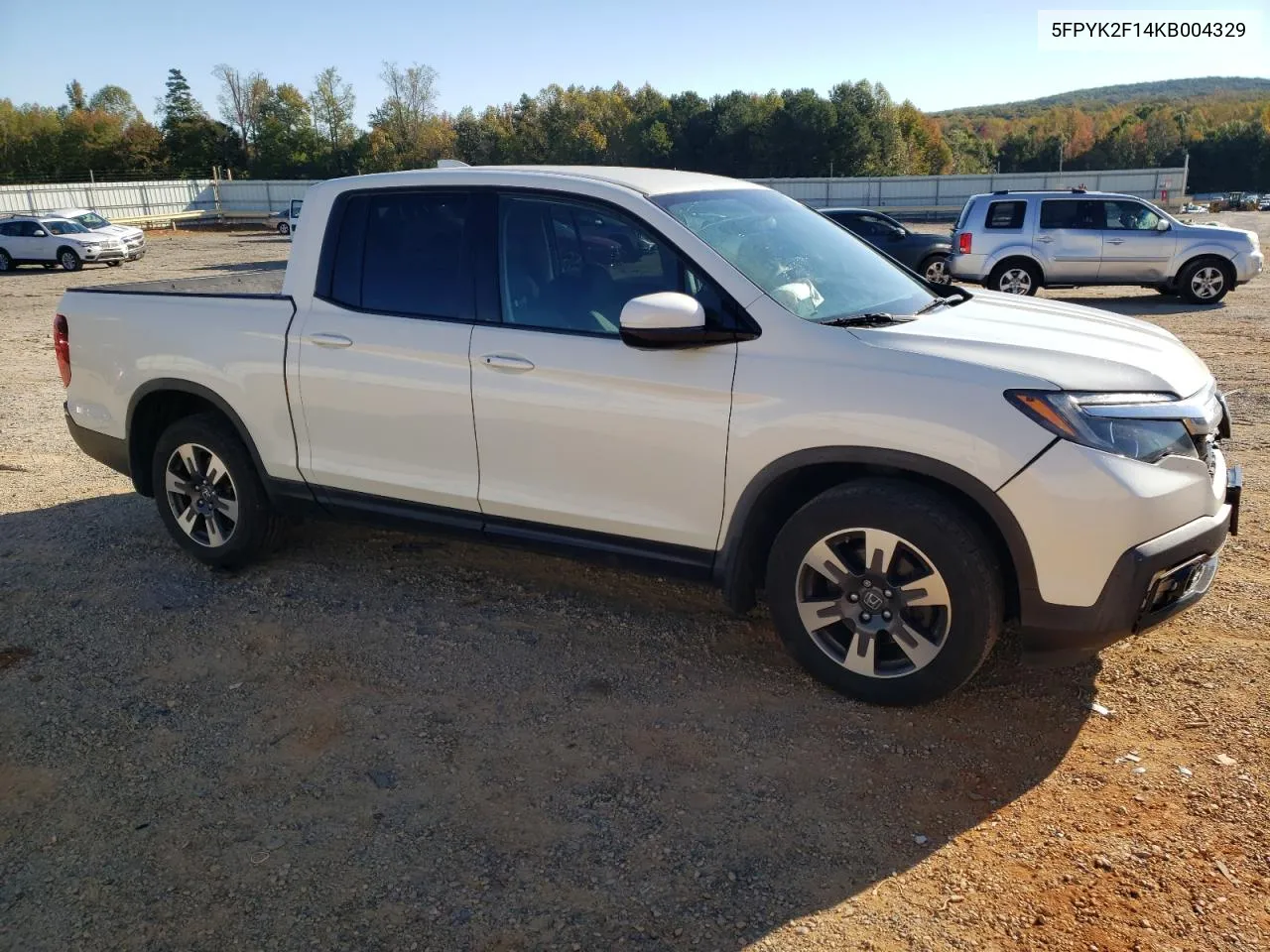 2019 Honda Ridgeline Sport VIN: 5FPYK2F14KB004329 Lot: 76247454