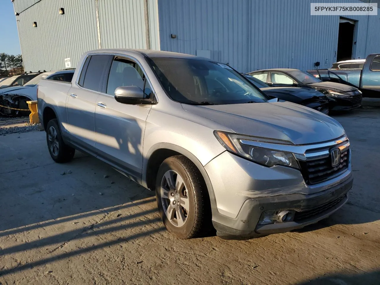 2019 Honda Ridgeline Rtl VIN: 5FPYK3F75KB008285 Lot: 76509734